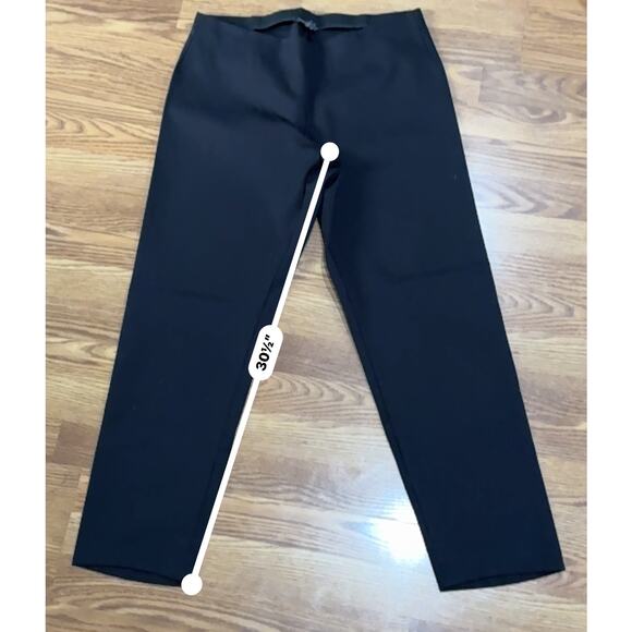 Eileen fisher black Heavyweight Rayon Knit Pant size L - Picture 3 of 9